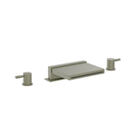 3 Hole Deck Mount Cascade / Sheet Flow Roman Tub Faucet