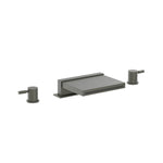 3 Hole Deck Mount Cascade / Sheet Flow Roman Tub Faucet