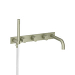 Wall Mount Tub Filler With Hand Shower
