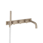 Wall Mount Tub Filler With Hand Shower