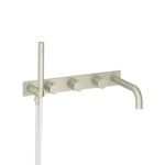Wall Mount Tub Filler With Hand Shower