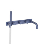 Wall Mount Tub Filler With Hand Shower
