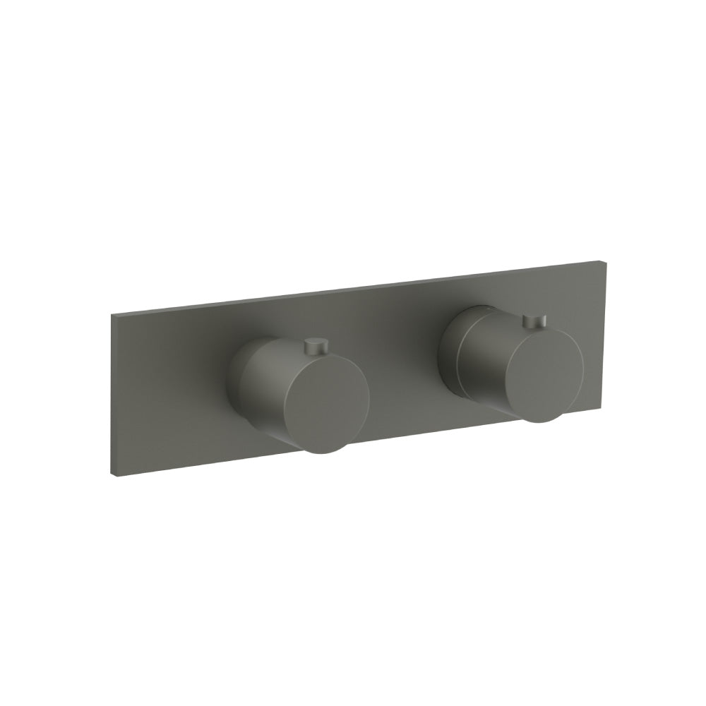 3/4" Horizontal Thermostatic Shower Valve & Trim - 1 Ouptut