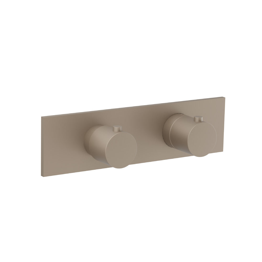 3/4" Horizontal Thermostatic Shower Valve & Trim - 1 Ouptut