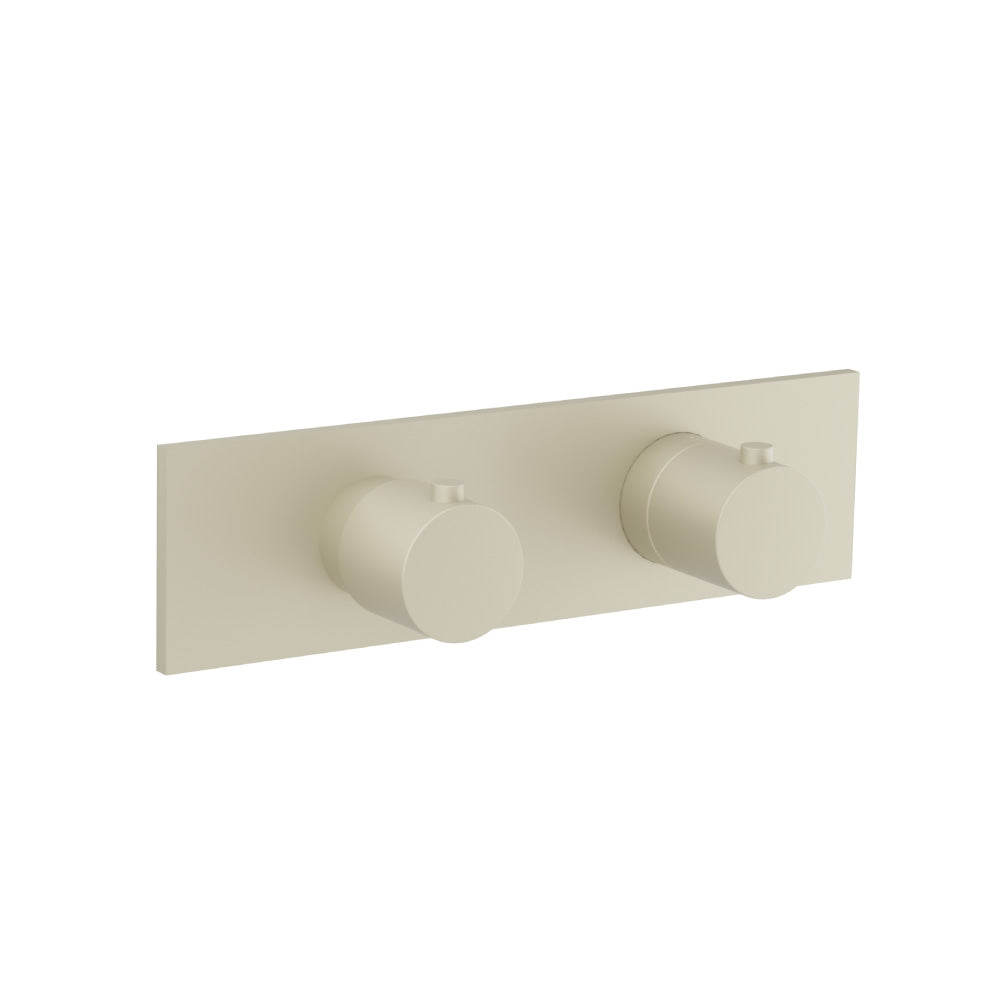 3/4" Horizontal Thermostatic Shower Valve & Trim - 1 Ouptut