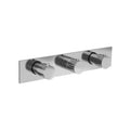 3/4" Horizontal Thermostatic Valve with 2 Volume Controls &  Trim