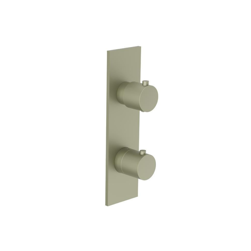 3/4" Horizontal Thermostatic Shower Valve & Trim - 1- Output
