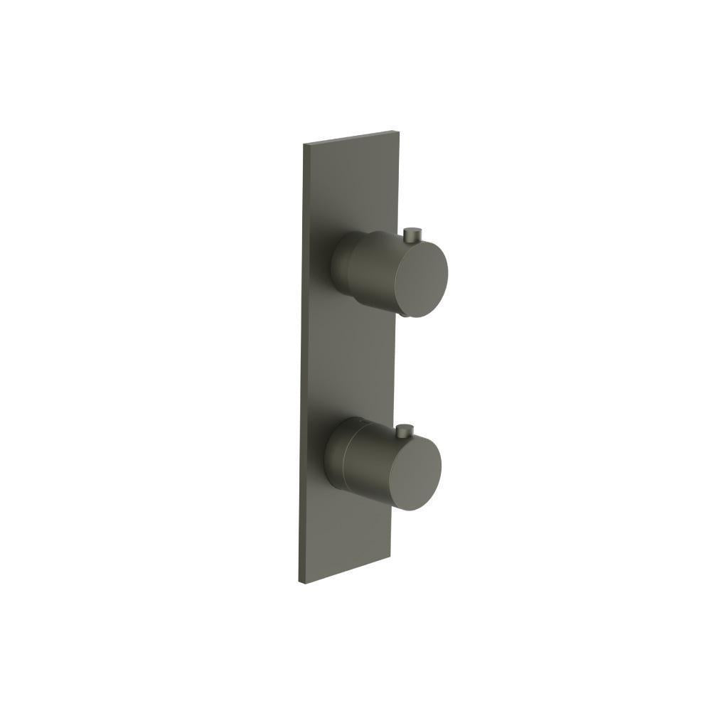 3/4" Horizontal Thermostatic Shower Valve & Trim - 1- Output
