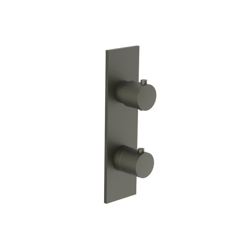 3/4" Horizontal Thermostatic Shower Valve & Trim - 1- Output
