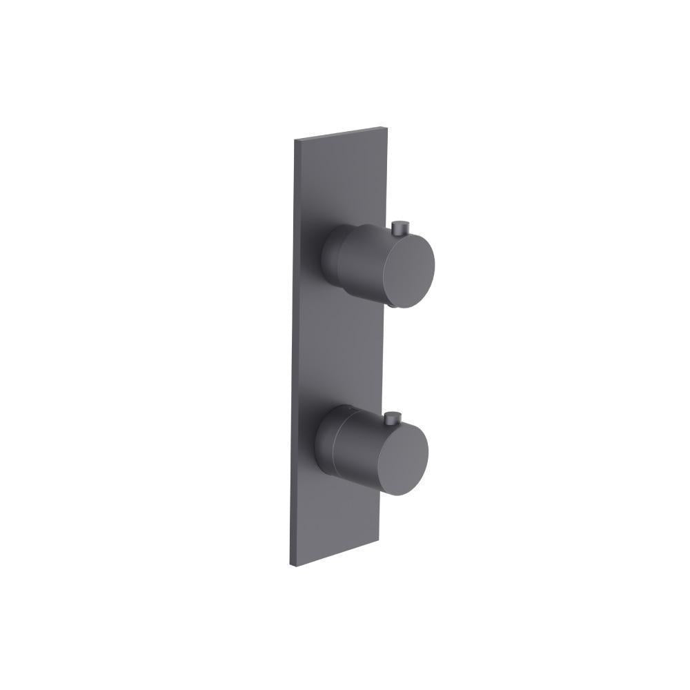 3/4" Horizontal Thermostatic Shower Valve & Trim - 1- Output