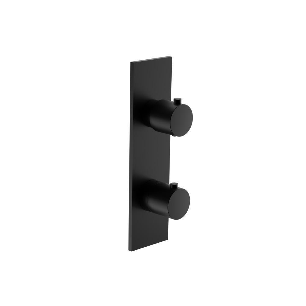 3/4" Horizontal Thermostatic Shower Valve & Trim - 1- Output