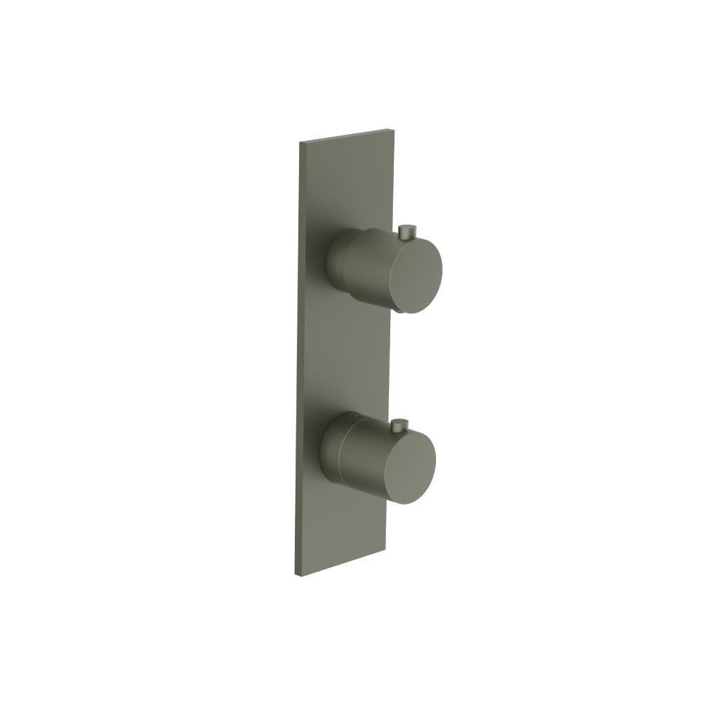 3/4" Horizontal Thermostatic Shower Valve & Trim - 1- Output