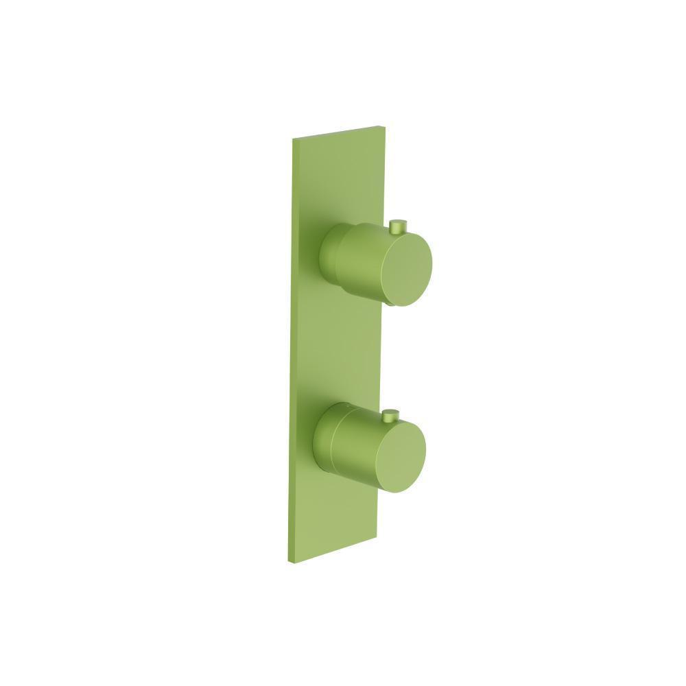 3/4" Horizontal Thermostatic Shower Valve & Trim - 1- Output