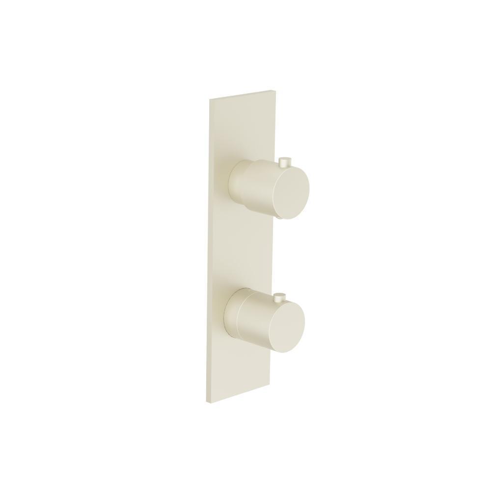 3/4" Horizontal Thermostatic Shower Valve & Trim - 1- Output