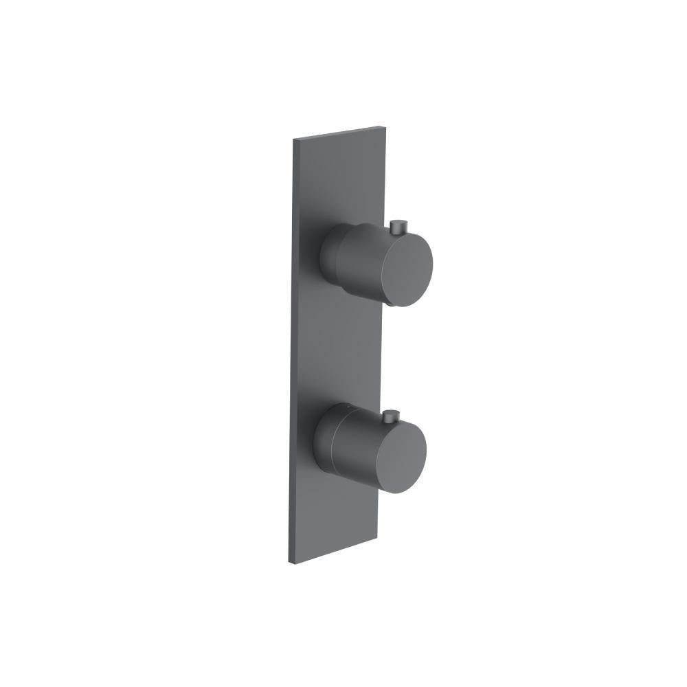 3/4" Horizontal Thermostatic Shower Valve & Trim - 1- Output