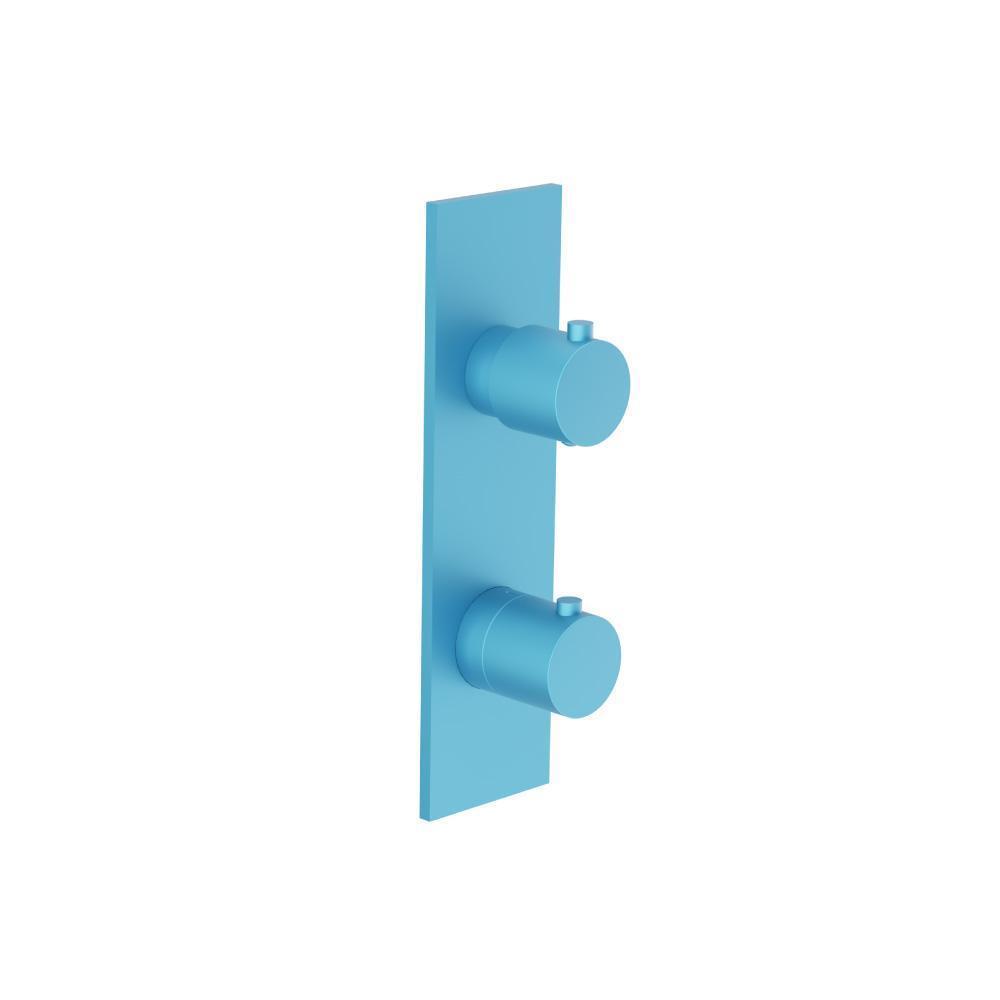 3/4" Horizontal Thermostatic Shower Valve & Trim - 1- Output