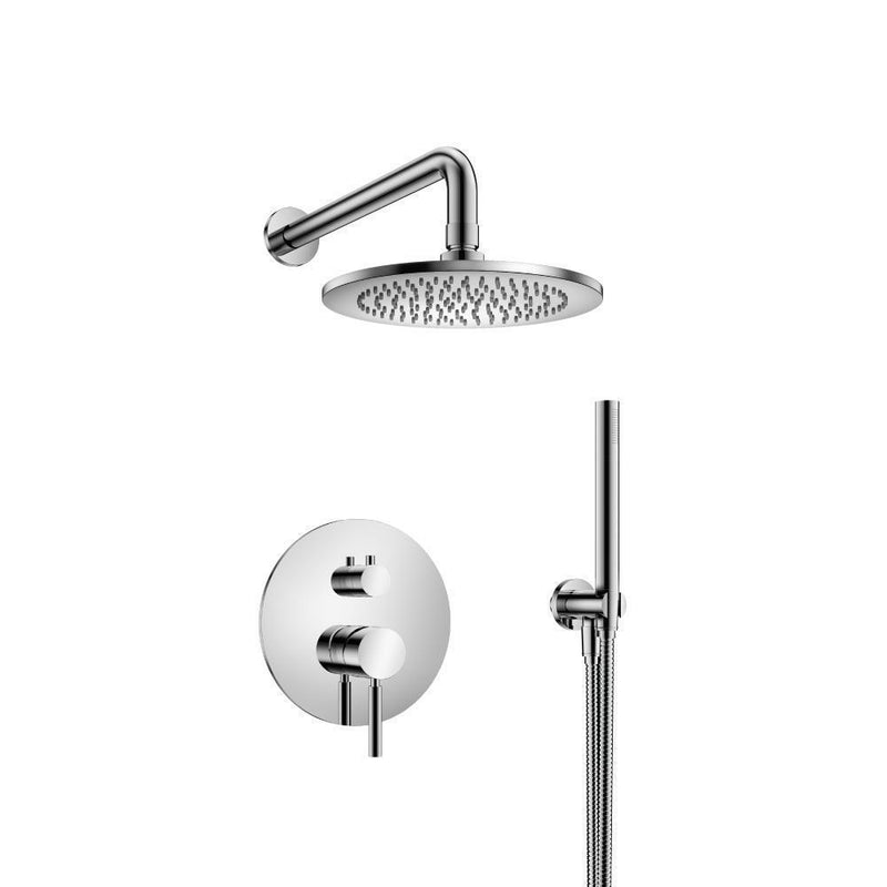 Two Output Shower Set With Shower Head And Hand Held