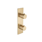 3/4" Horizontal Thermostatic Shower Valve & Trim - 1- Output