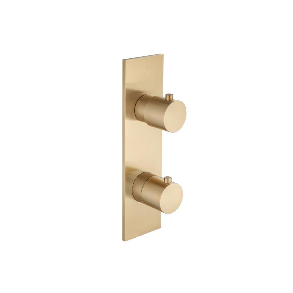3/4" Horizontal Thermostatic Shower Valve & Trim - 1- Output