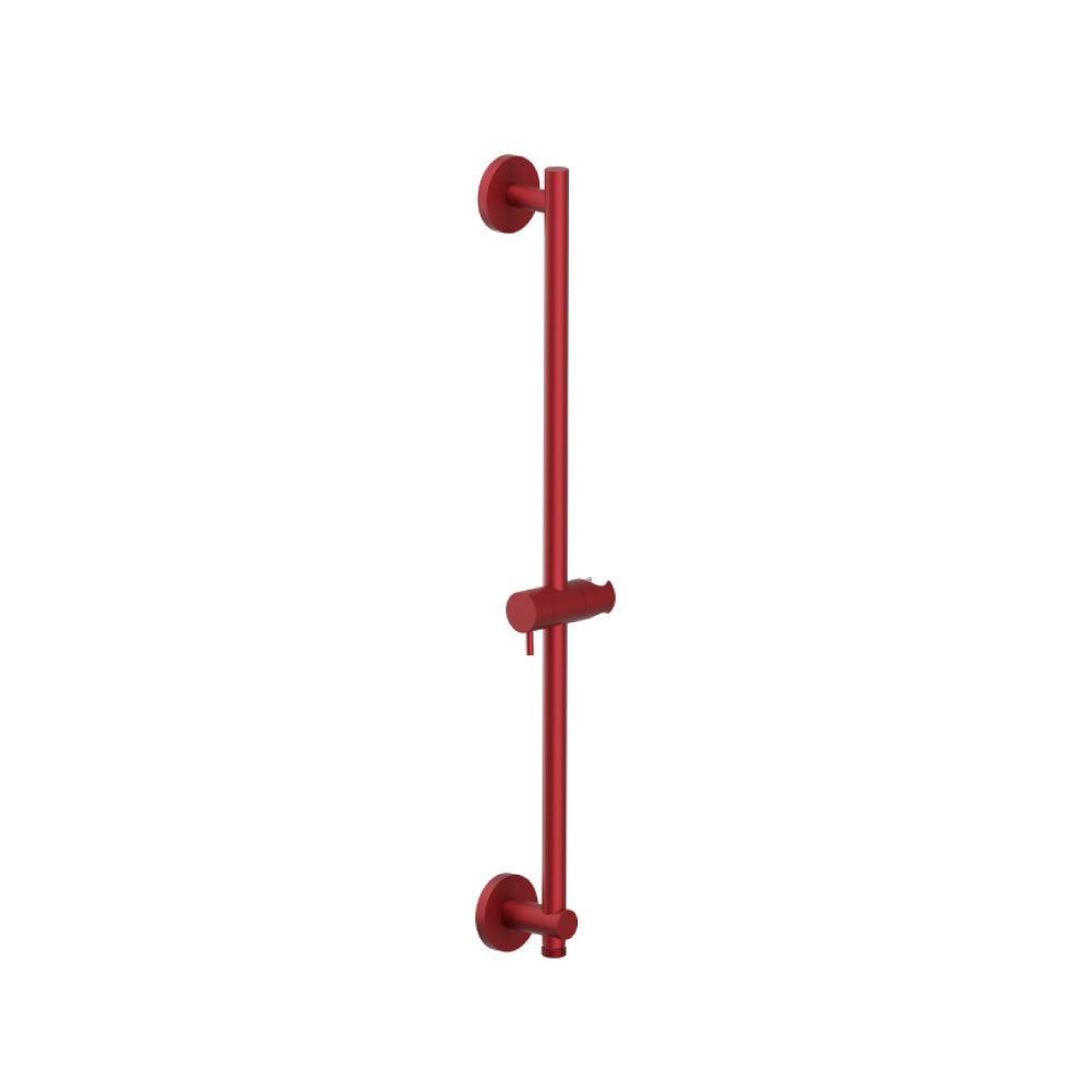Shower Slide Bar With Integrated Wall Elbow