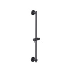 Round Shower Slide Bar With Integrated Wall Elbow