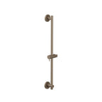 Round Shower Slide Bar With Integrated Wall Elbow