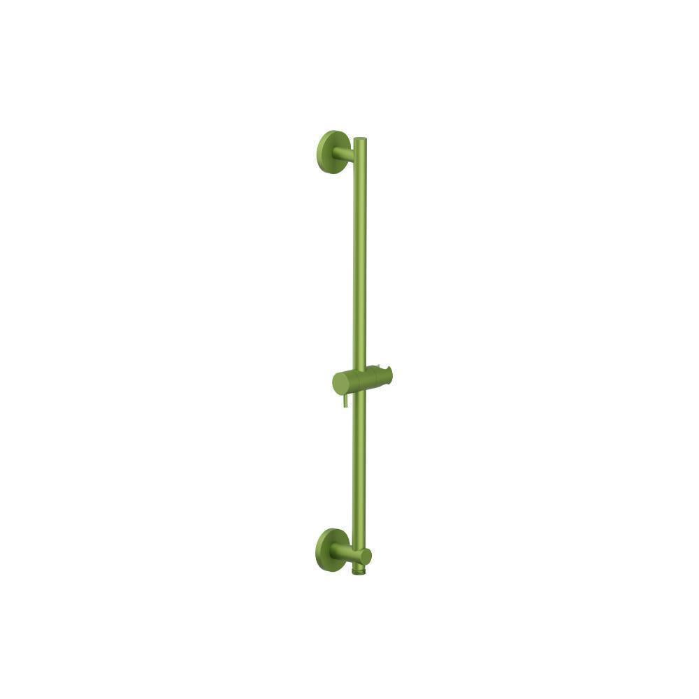 Round Shower Slide Bar With Integrated Wall Elbow