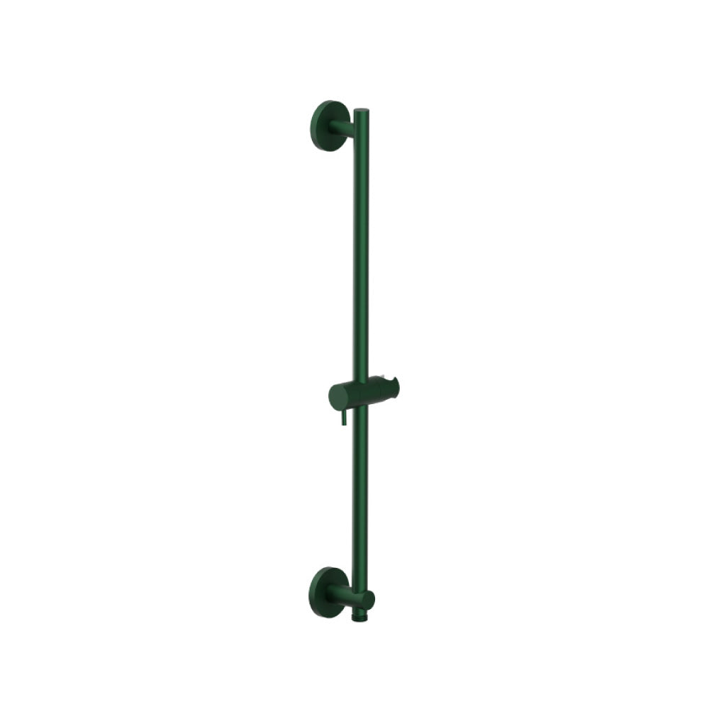 Round Shower Slide Bar With Integrated Wall Elbow