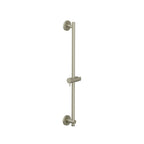 Round Shower Slide Bar With Integrated Wall Elbow
