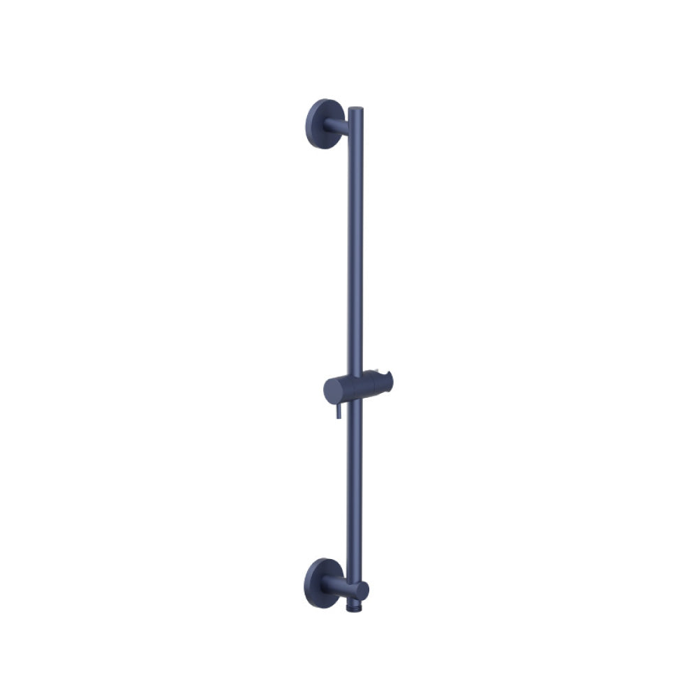 Round Shower Slide Bar With Integrated Wall Elbow
