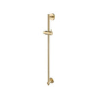 Round Shower Slide Bar With Integrated Wall Elbow