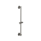 Round Shower Slide Bar With Integrated Wall Elbow