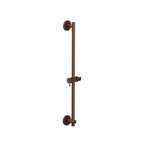 Round Shower Slide Bar With Integrated Wall Elbow