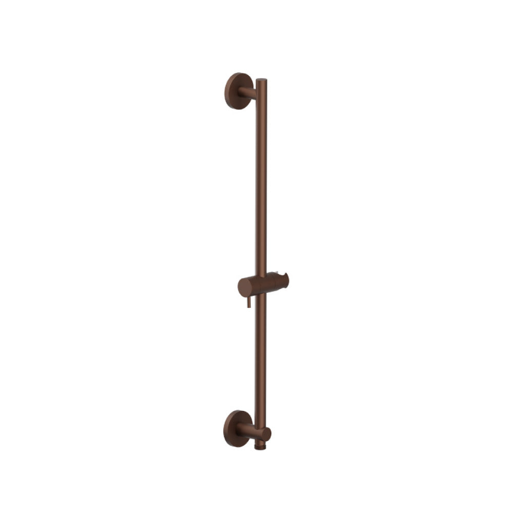 Shower Slide Bar With Integrated Wall Elbow