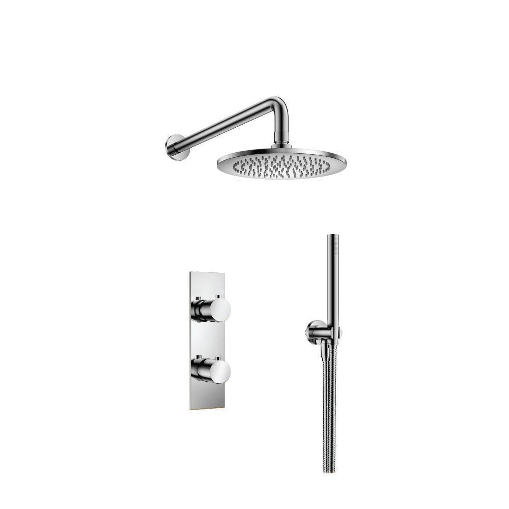 Two Output Shower Set With Shower Head And Hand Held