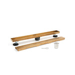 24" Decorative Linear Drain with 2" Outlet
