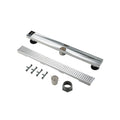 24" Decorative Linear Drain with 2" Outlet