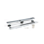 24" Decorative Linear Drain with 2" Outlet