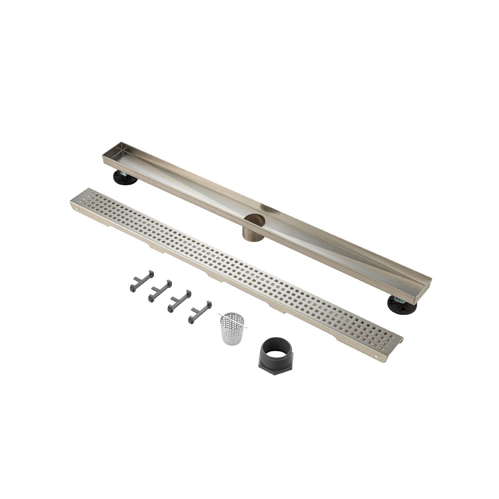 32" Decorative Linear Drain with 2" Outlet