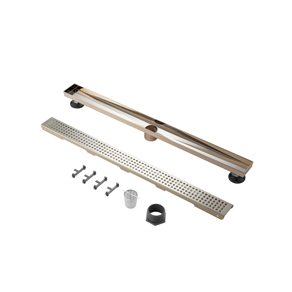 32" Decorative Linear Drain with 2" Outlet