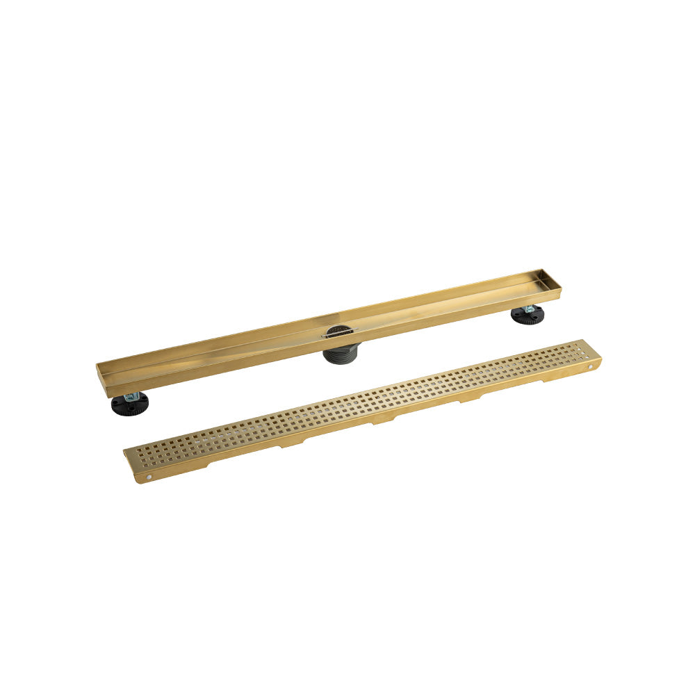 32" Decorative Linear Drain with 2" Outlet