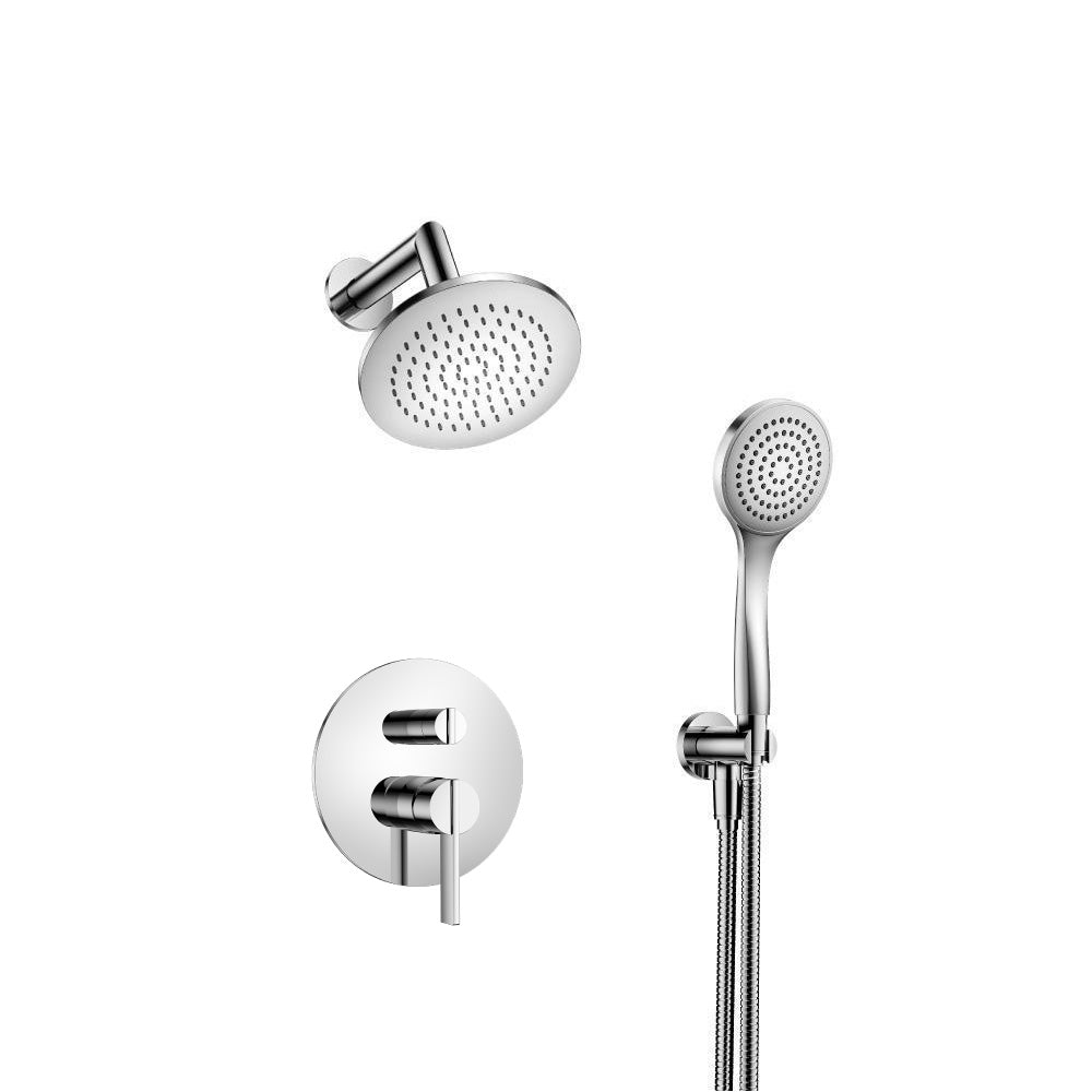 Two Output Shower Set With Shower Head And Hand Held