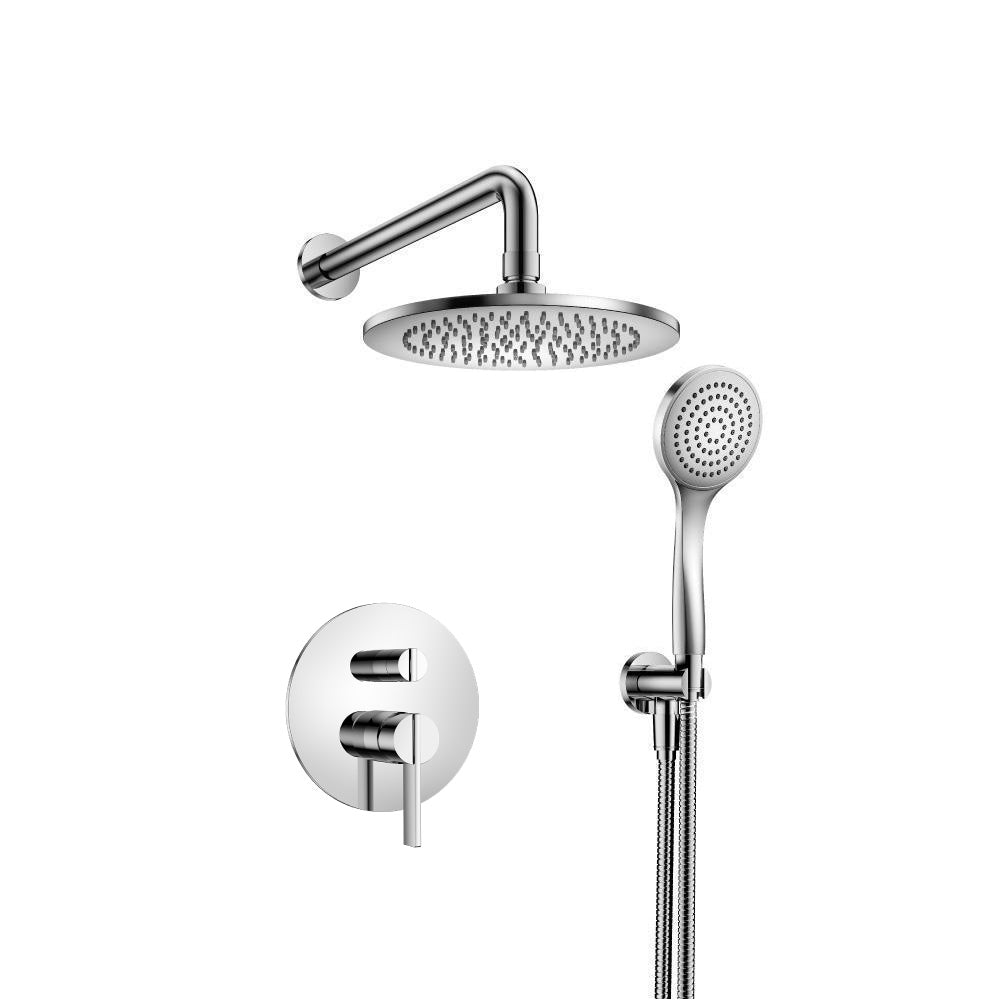 Two Output Shower Set With Shower Head And Hand Held