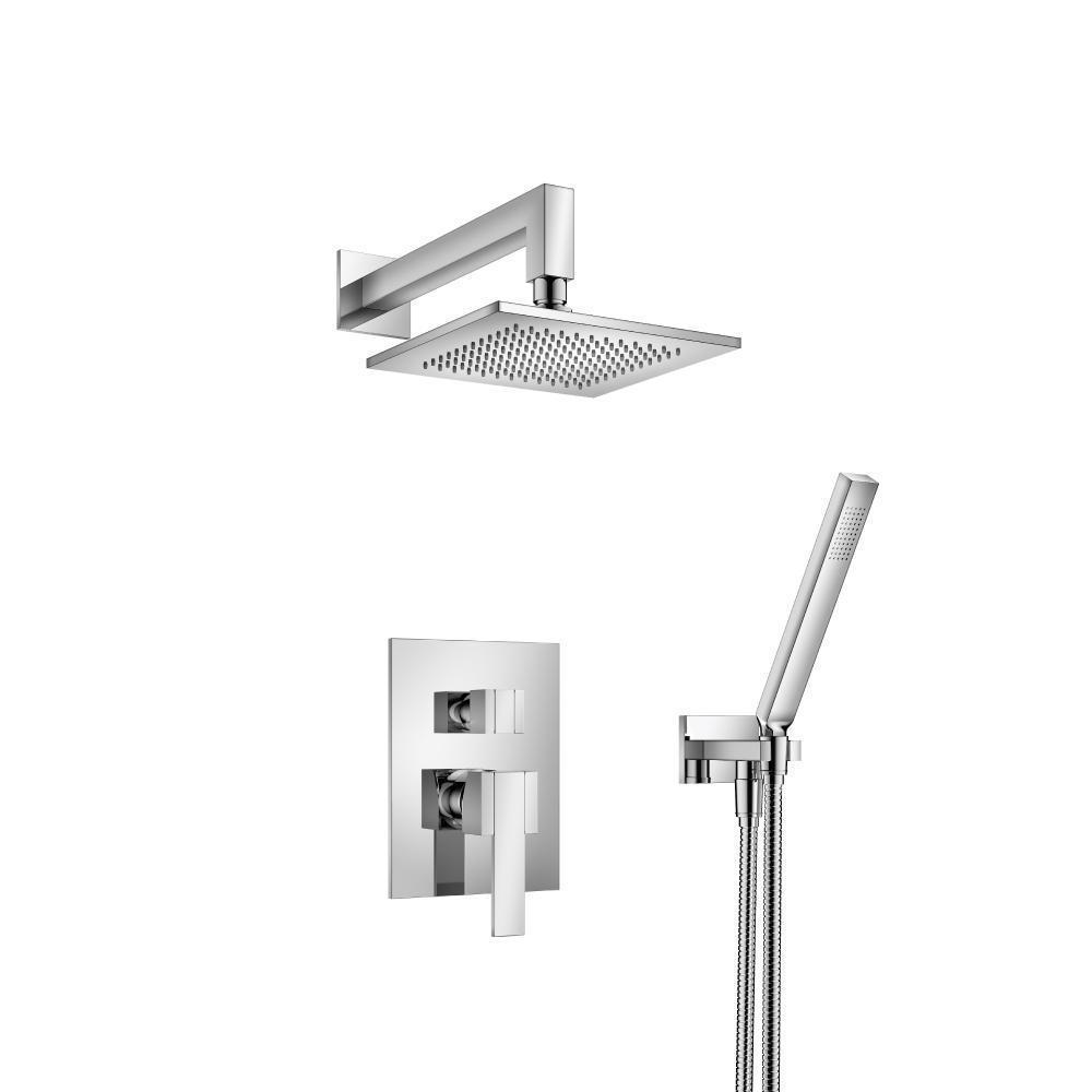 Two Output Shower Set With Shower Head And Hand Held