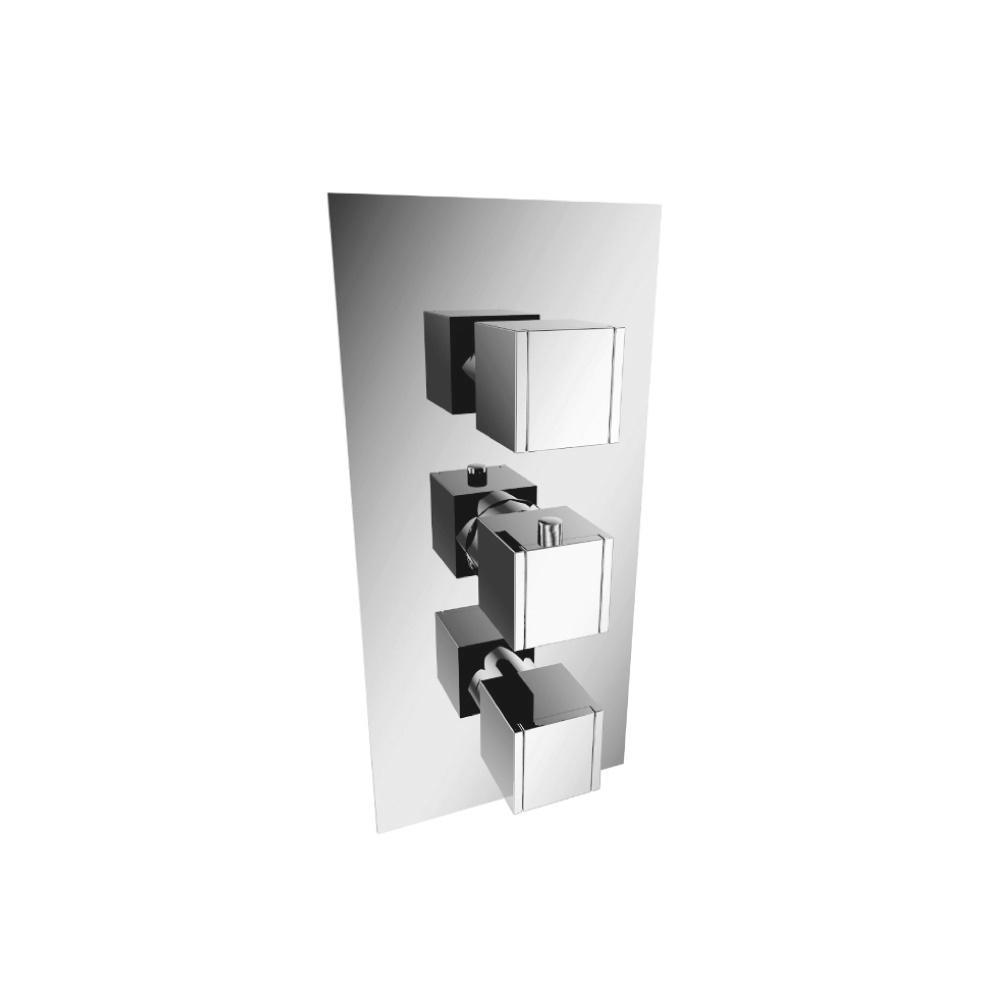 3/4" Thermostatic Valve With Trim - 3 Output