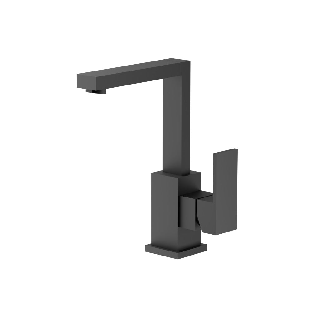 Single Hole Bathroom Faucet - With Swivel Spout