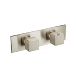 3/4" Horizontal Thermostatic Shower Valve & Trim - 3 Output