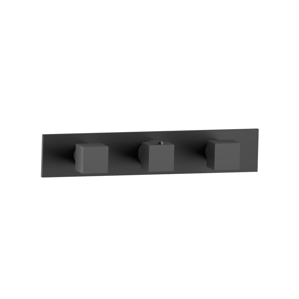3/4" Horizontal Thermostatic Valve with 2 Volume Controls &  Trim