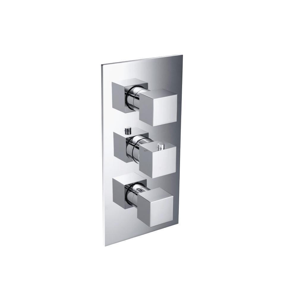 3/4" Thermostatic Valve With Trim - 3 Output