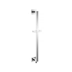 Square Shower Slide Bar With Integrated Wall Elbow